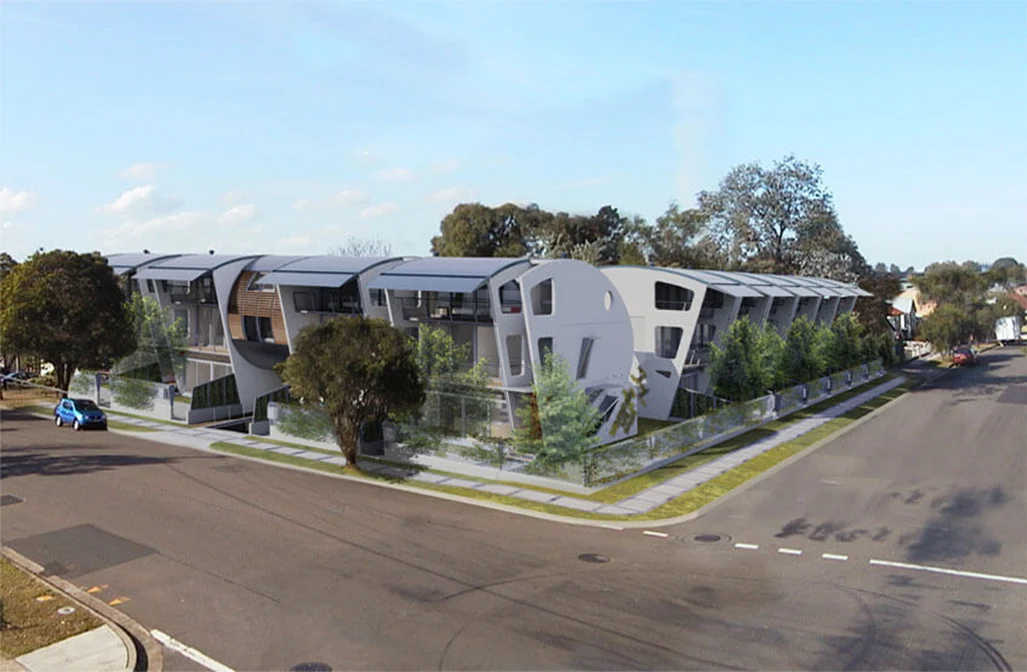 The Arc townhouse development, Silverwater